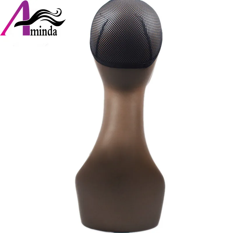 Оптовая продажа черный женский манекен модель головы без размера волос