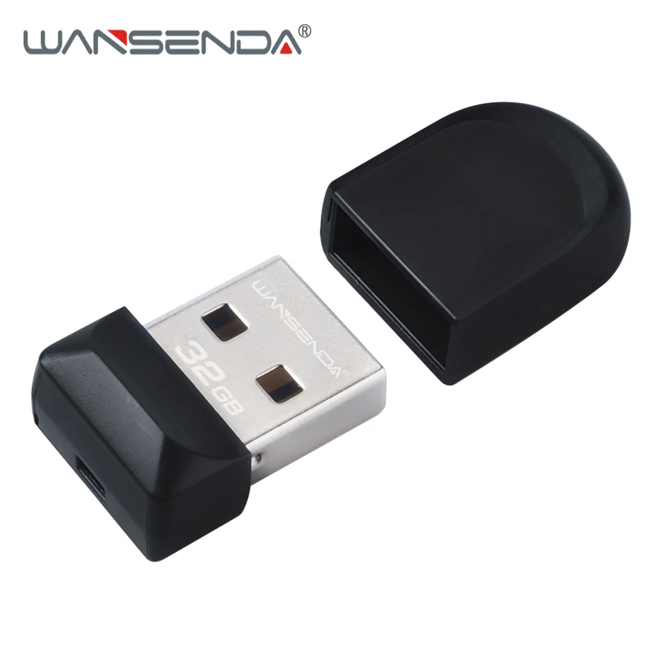 WANSENDA супер флэш накопитель Mini USB Водонепроницаемый 64 ГБ 32 оперативной памяти 16 Гб