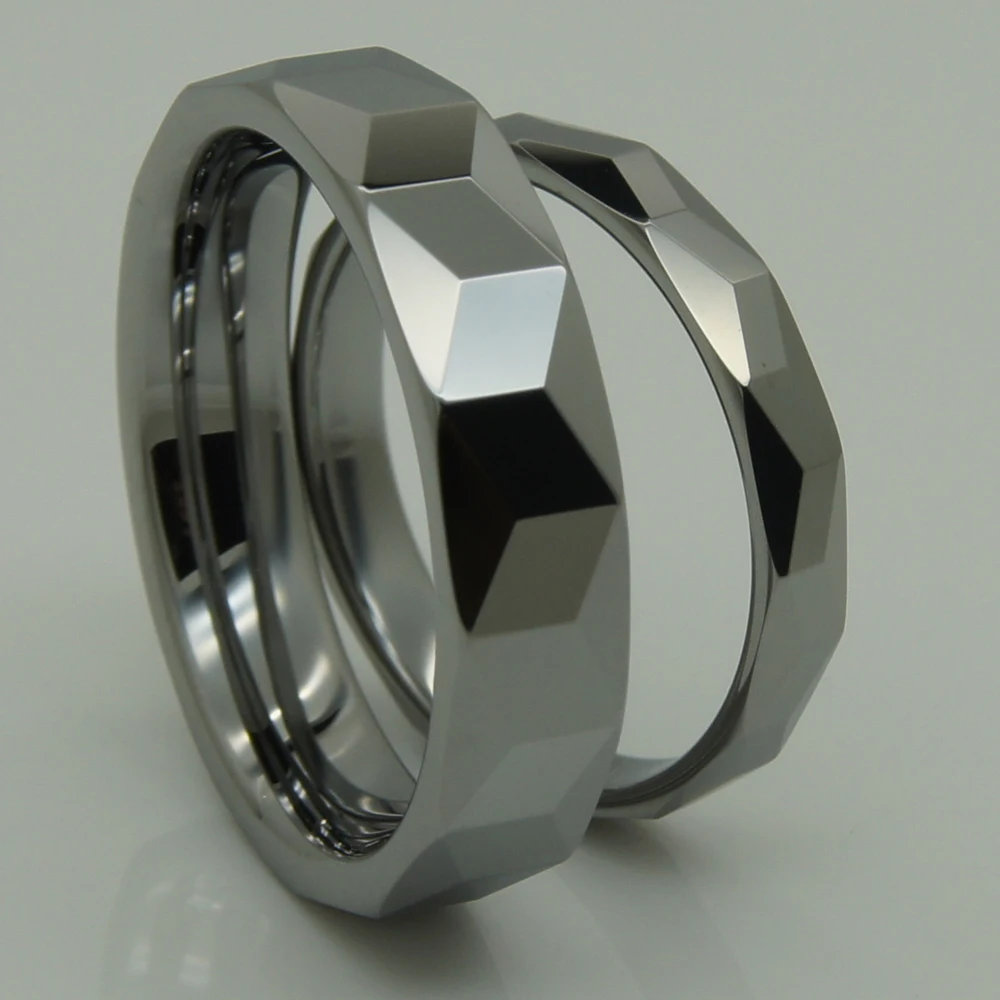 Классическое кольцо из вольфрама 5 мм для женщин/девушек hi-tech защита от царапин 1