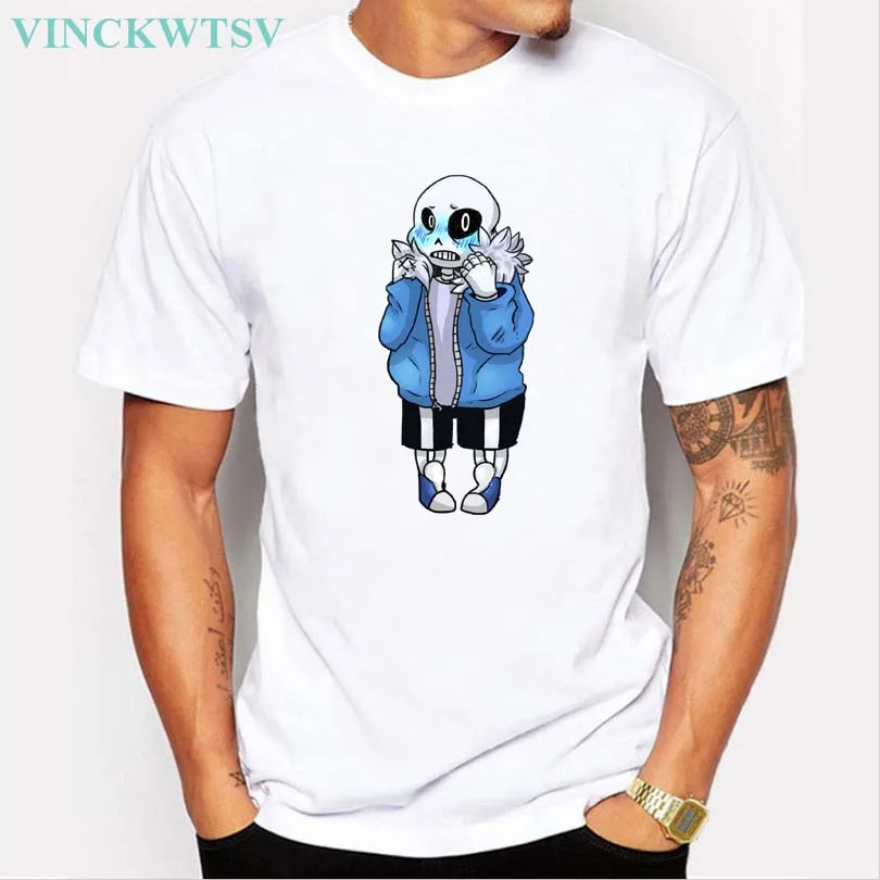 Vinckwts мультфильм печатных модал футболка Для мужчин 2017 переживет без забавные