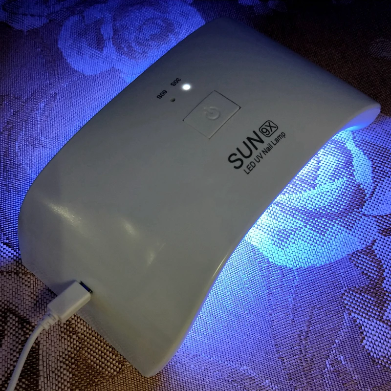 Сушилка для ногтей Гель лак сушки 24 Вт терапия лампа ультрафиолетовая замена
