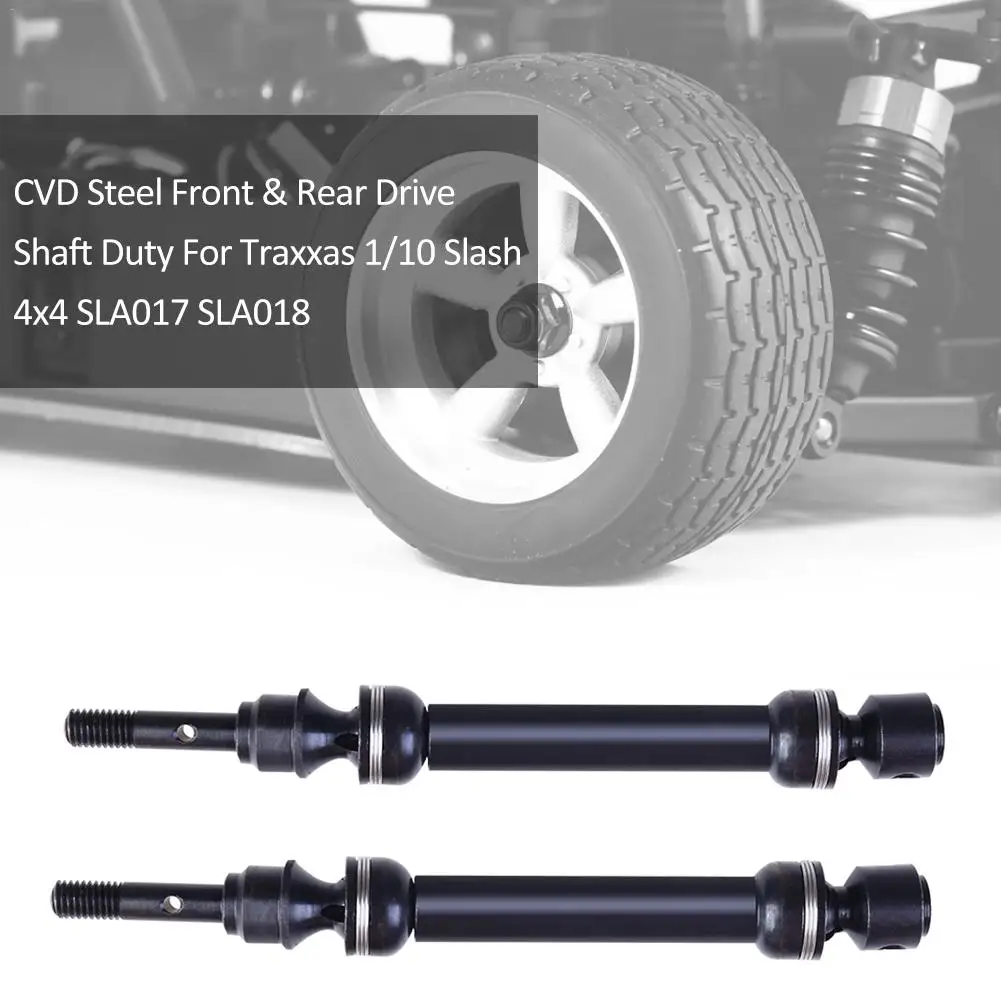 CVD сталь передний и задний приводной вал для Traxxas 1/10 Slash 4x4 SLA017 SLA018