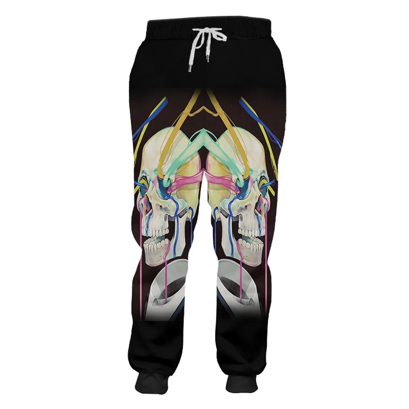 OGKB штаны для бега мужские Модные длинные штаны-шаровары с 3D принтом цветные