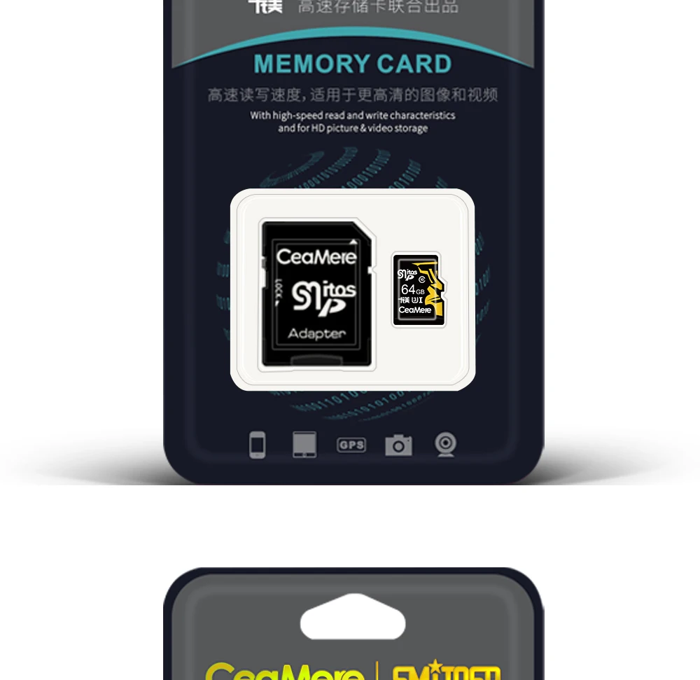 CeaMere карта памяти 256 ГБ 128 Гб 64 Гб U3 UHS-3 32 ГБ Micro sd карта класс 10 UHS-1 флэш-карта памяти Microsd TF/sd карта s для планшета