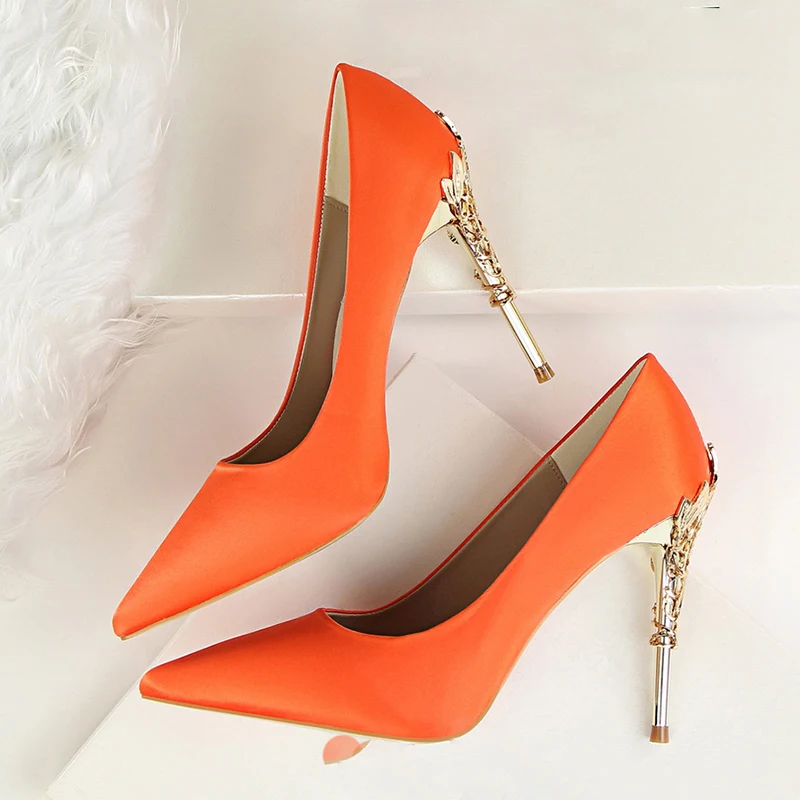 Туфли лодочки женские на высоком каблуке элегантные пикантные заостренный носок