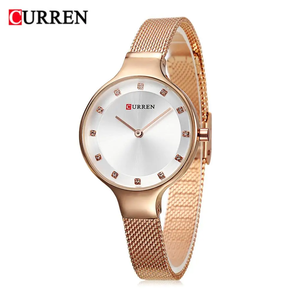 CURREN 9008 женские часы Новые кварцевые Топ брендовые Роскошные модные наручные часы Дамский подарок Relogio Feminino не влюблен после 15 дней