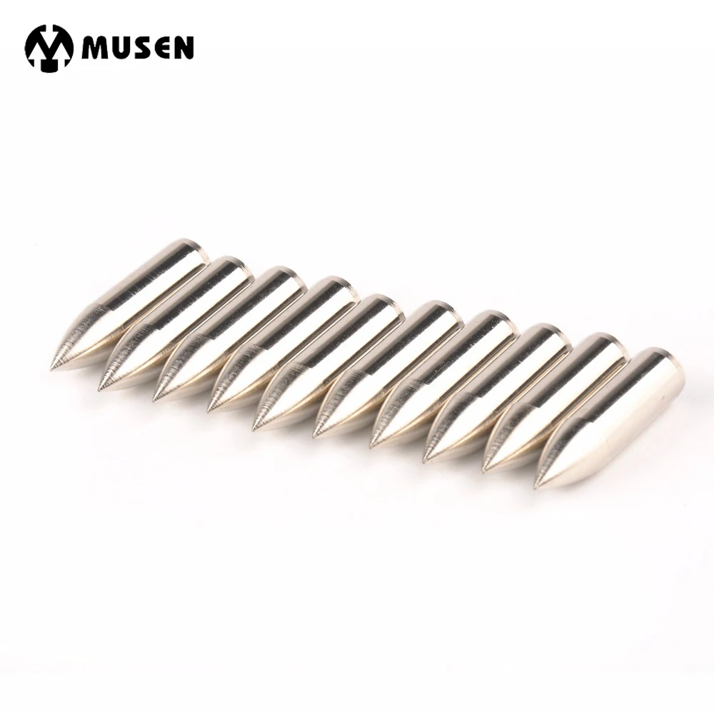 Наконечники стрел Dimeter 8 мм наконечник стрелы серебряного цвета для деревянных