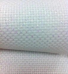 Скидка 25x25 см Aida 14ct белая ткань розовый черный льняной зеленый ткань из перекрестной стежки холст своими руками ручной работы Рукоделие Шитье - Цвет: Розовый