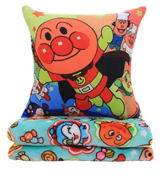 Anpanman антибактериальные, мальчик подушки одеяла, мультфильм теплые Шоу Ву тройной, кондиционер одеяло, подарки на день рождения, Рождественские подарки - Цвет: run