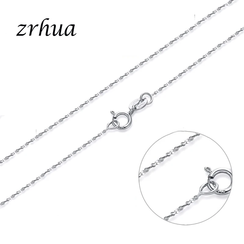 Модная базовая цепочка ZRHUA серебряного цвета регулируемая модные ювелирные