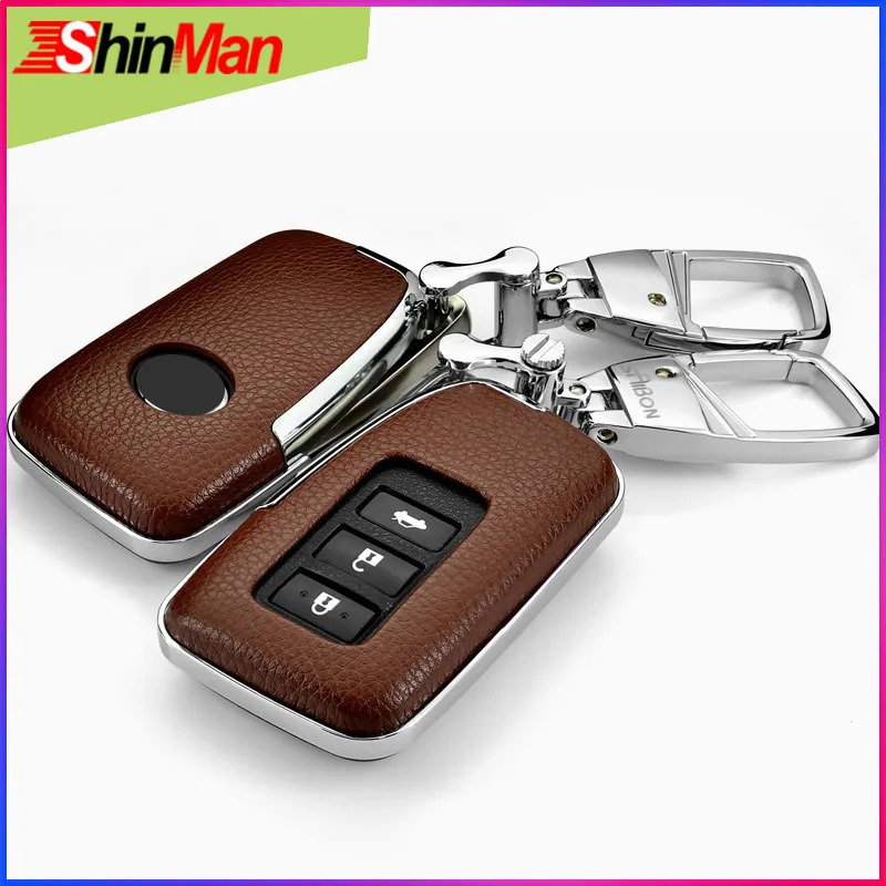 ShinMan чехол для ключей автомобиля, кожаный чехол для ключей для LEXUS RX270 ES250 NX200t E200 CT200h GS IS NS аксессуары
