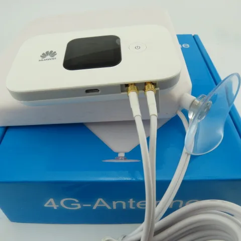 Huawei мобильный Wifi E5577s 321 большой аккумулятор (белый) + 35dbi с высоким коэффициентом
