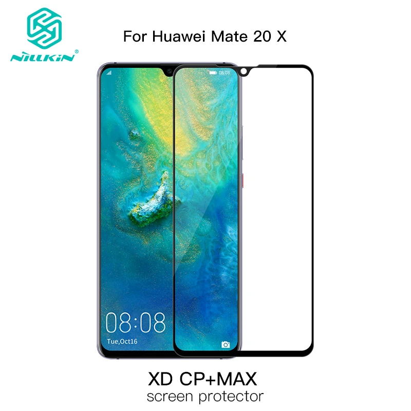 Защитная пленка для экрана Huawei Mate 20 X полностью покрывающая закаленное стекло