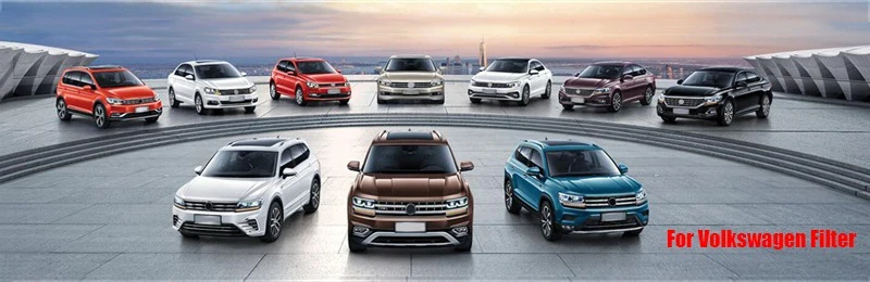 Воздушный фильтр 3 шт. для Volkswagen 2011- Polo Jettas Santana 2011-/Skoda Fabia Rapid 2011-19 автомобильный внешний фильтр в сборе