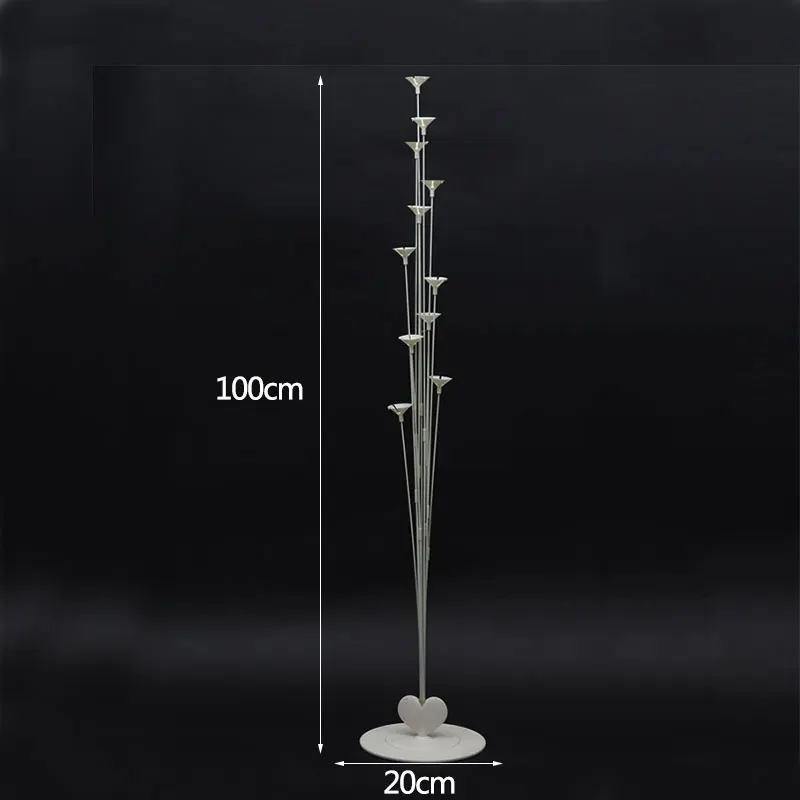 11 трубок сердце любовь пластиковый шар колонна подставка держатель аксессуары