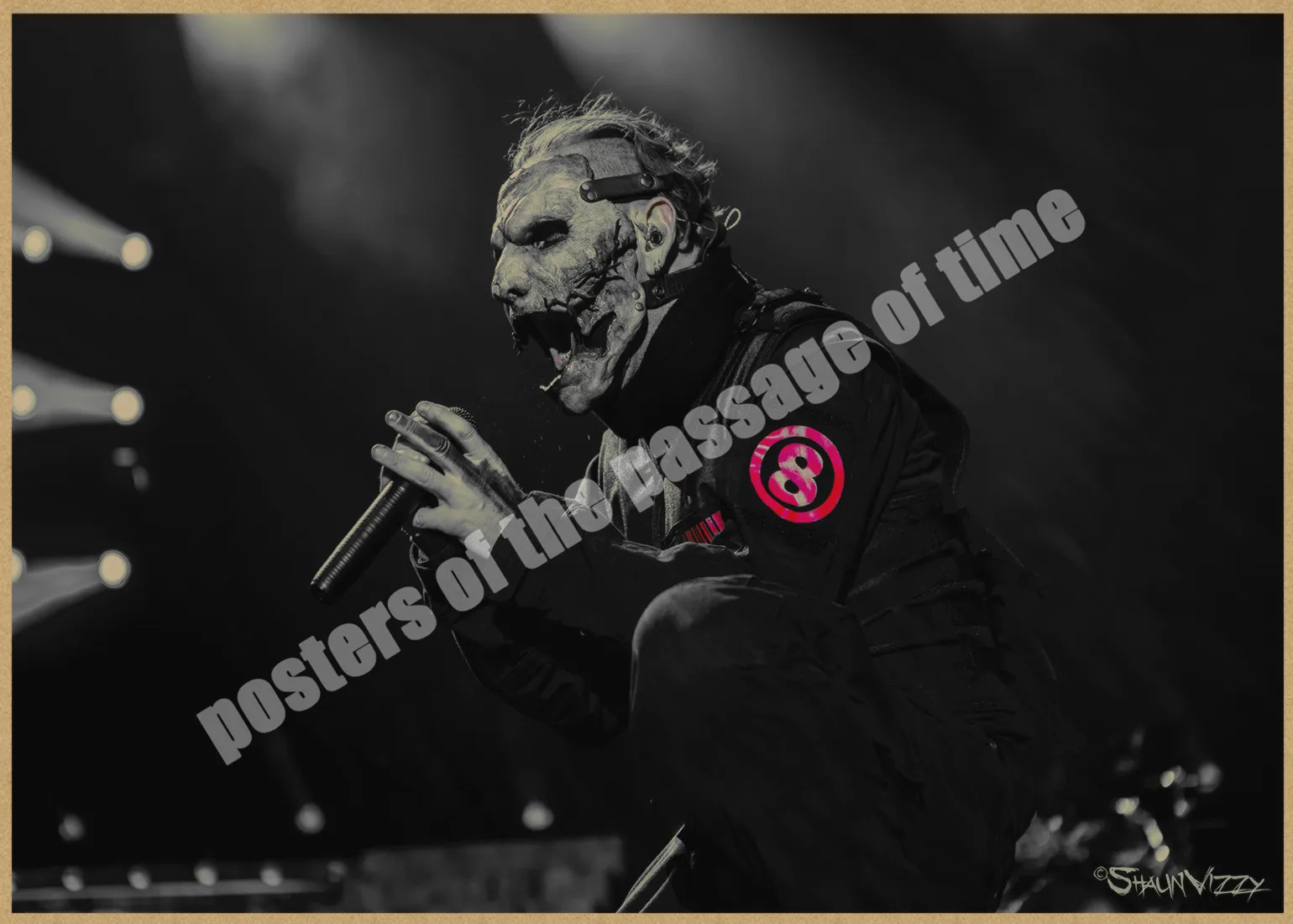 Slipknot тяжелый металл плакат/рок-группа/крафт-бумага/Бар плакат/наклейки на стены/Ретро плакат/декоративная живопись/30*20 см