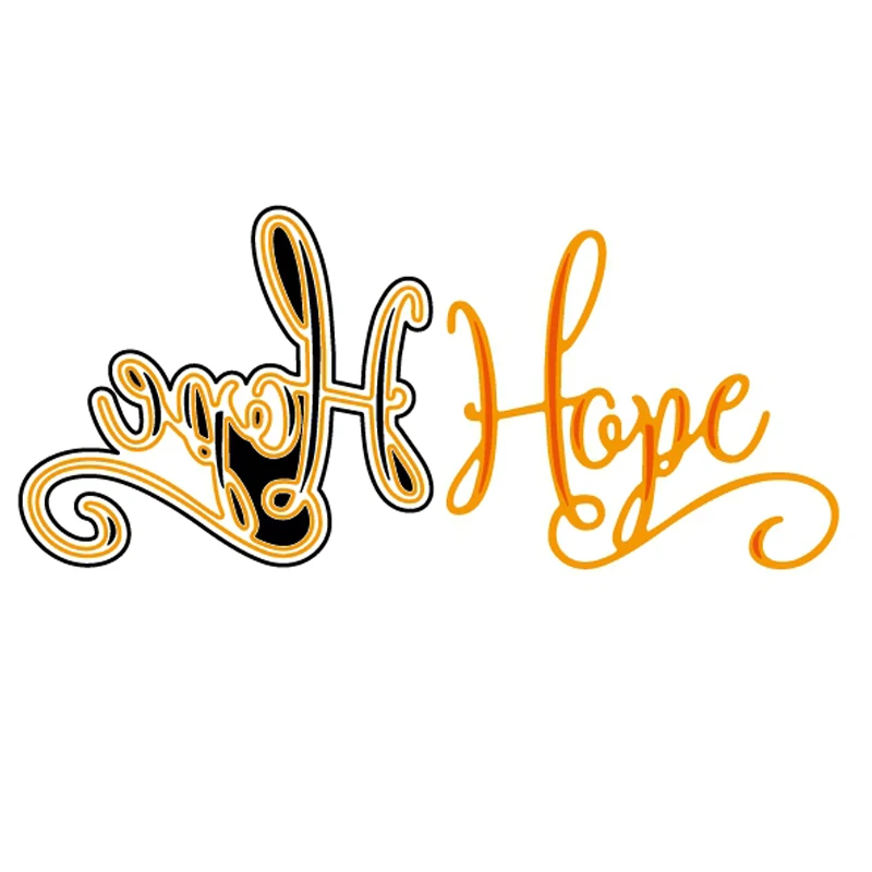 Металлические Вырубные штампы Hope книга с бумажными картами декоративное тиснение новинка 2019|Вырубные