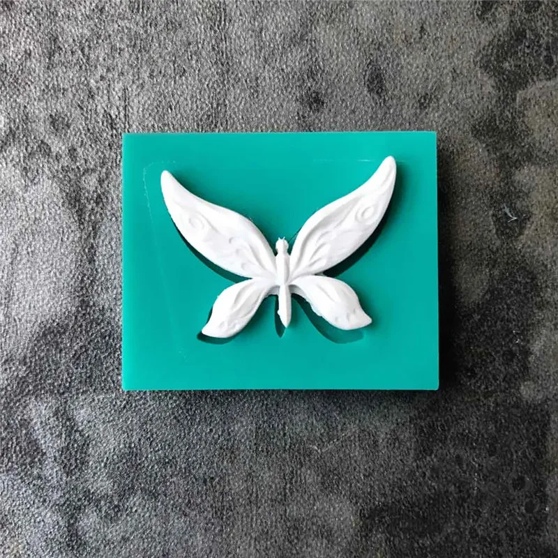 Силиконовая форма в виде бабочки помадки торта шоколадного печенья конфет