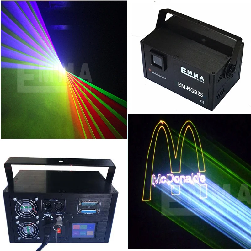 RGB Открытый лазерный ориентир, 3 Вт полноцветный голографический Небесный лазерный текст Светильник проектор