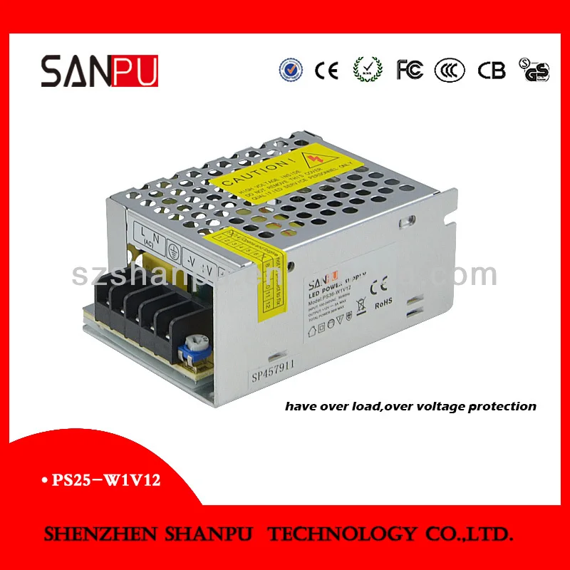 25W 12V 2A Маленький 2017 Новое прибытие 220V Блок питания на 12 В Один выход Для