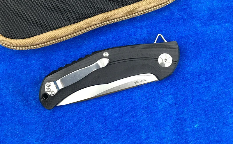 LEMIFSHE JK3215-G10 Складной Нож С флиппером D2 стальное лезвие G10+ стальная ручка для кемпинга на открытом воздухе охотничий кухонный нож для фруктов инструмент для повседневного использования