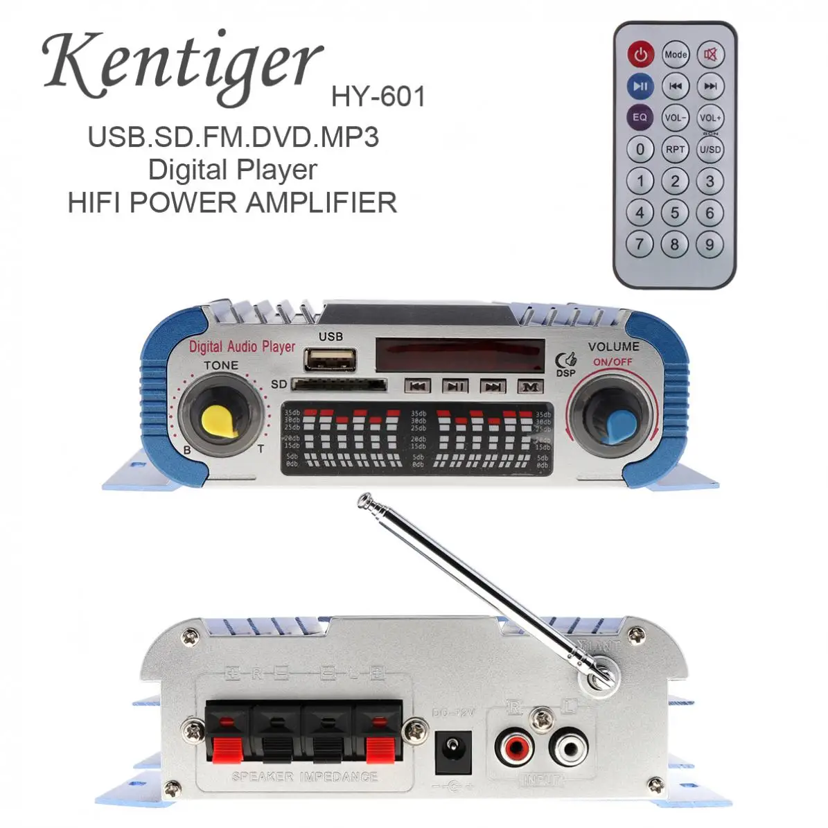 HY601 2 канальный Hi Fi мини цифровой Мотоцикл Авто Стерео усилитель мощности режим