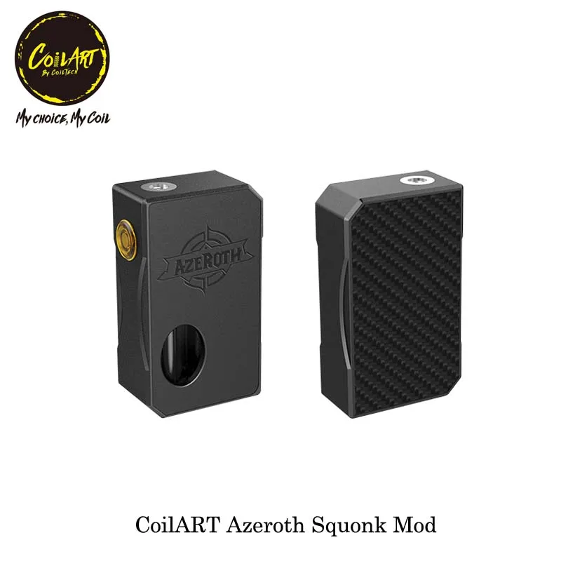 Оригинальный CoilART Азерот Squonk Mod электронная сигарета Vape поле mod совместим с