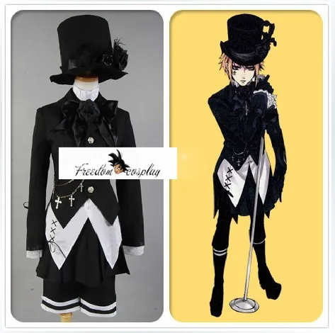 Черный Дворецкий дрокел Caines костюм косплей костюм|cosplay clothes|cosplay bleach costumescosplay games |