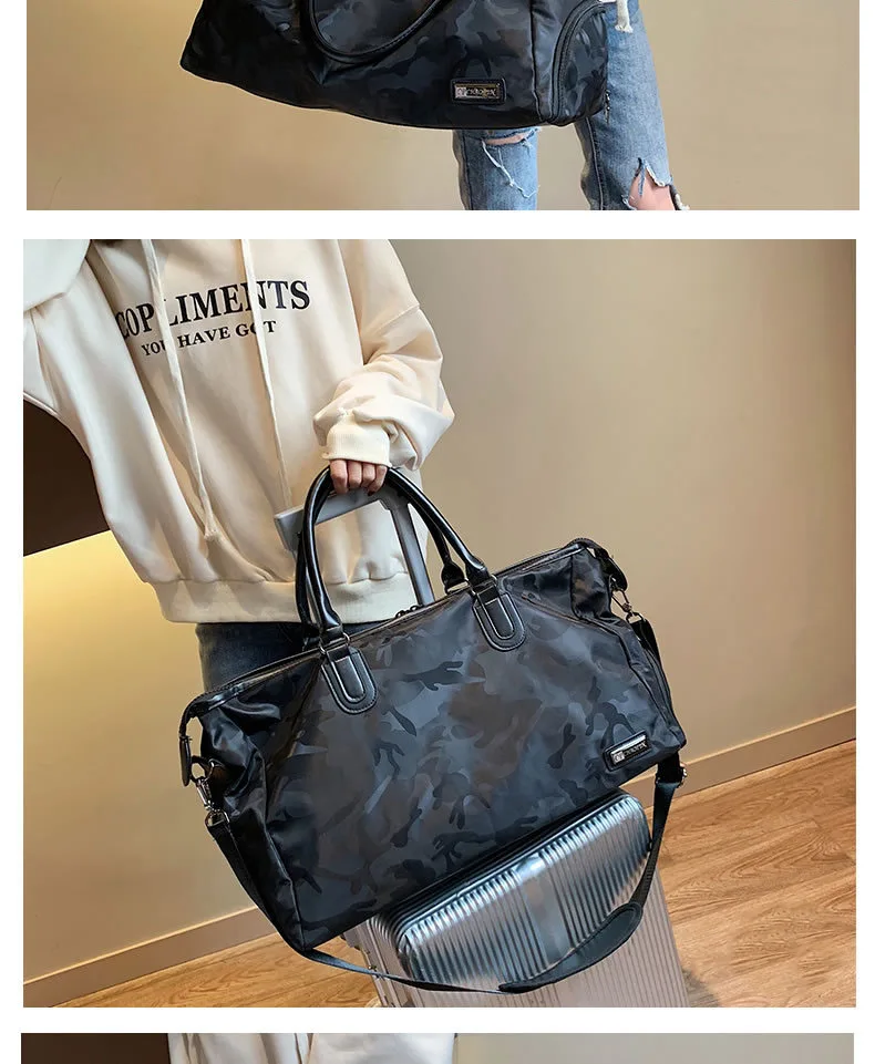 Wobag, модная Дорожная сумка на короткие расстояния, Оксфорд, водонепроницаемая, большая вместительность, мужская и женская спортивная сумка, камуфляжная, ручная сумка для багажа