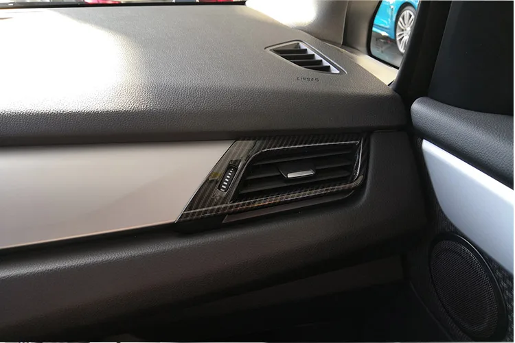 Углеродное волокно ABS хромированный автомобильный приборной панели боковой