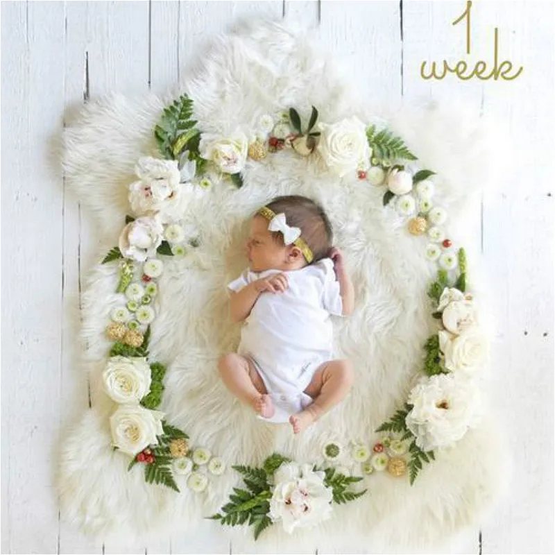 Babyshower для мальчиков и девочек искусственные цветы реквизит фотосессии декор