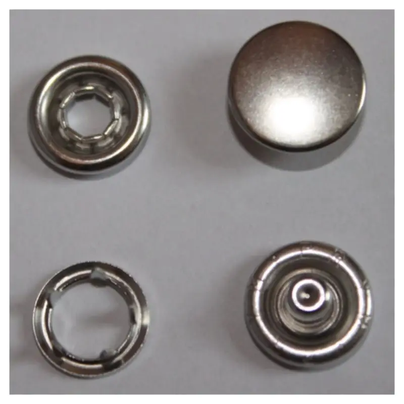 100 шт. медные Кепки из Джерси Нажимные кнопки шпильки застежки/Поппер 10 мм без