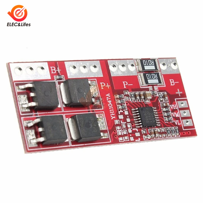 1S 2S 3S 4S литиевая батарея зарядное устройство Защитная плата PCB BMS 18650 литий-ионный модуль зарядного устройства литиевой батареи 2.5A 3A 20A 30A