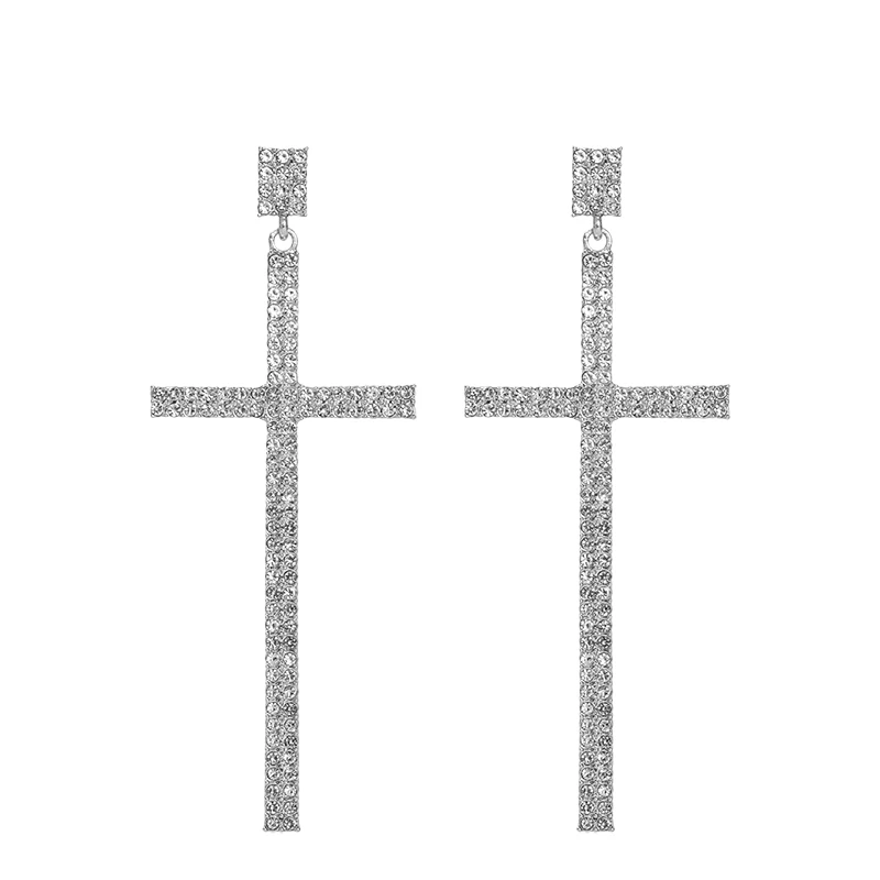 Новые Модные Элегантные корейские женские висячие серьги со стразами и