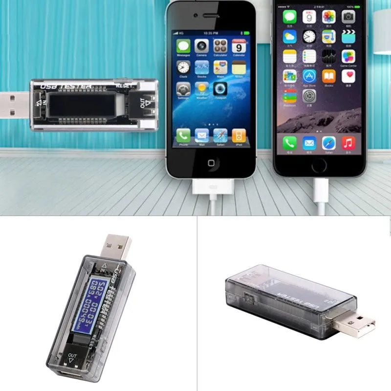 USB зарядное устройство Доктор мобильный детектор уровня мощности батарея тест напряжение измеритель тока
