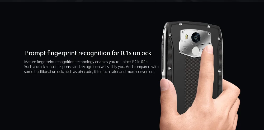 Blackview BV7000 Pro IP68 водонепроницаемый прочный мобильный телефон 5 дюймов MT6750T