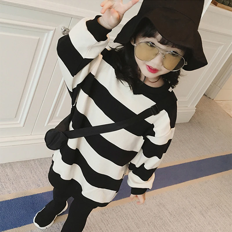 

2018 new spring autumn/winter/summer Girls Kids Boys Striped Sweatshirt comfortable cute baby Clothes Children Clothing