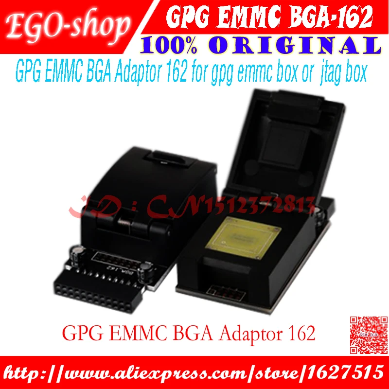 Gsmjustoncct оригинальный EMMC BGA адаптер 162 от GPG для jtag pro box и gpg emmc или + бесплатная