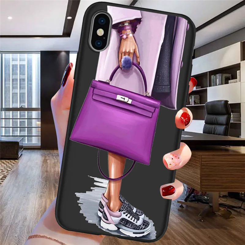 H1715 Для iPhone X XR XS Max 5 5S SE 6 6S 7 8 One Plus 5 5T 7 Pro Oneplus 6 6Tphone чехол для телефона Funda Coque Etui Fashion Woman - Цвет: H1715