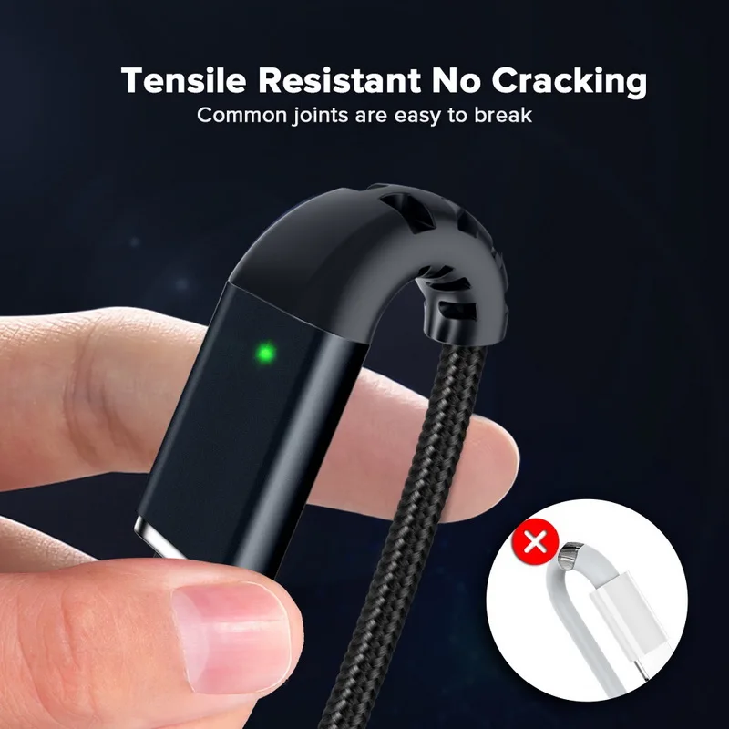 Магнитный кабель для быстрой зарядки для iPhone XS, samsung, Quick Charge 3,0, GETIHU, а, Micro usb, type-C, Магнитный зарядный шнур для телефона