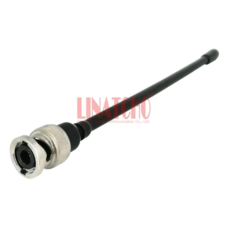 UHF band 400 470 MHz Черный Гибкий пружинный IC V8 tk 308 walkie talkie ham Радио bnc Мужская антенна|uhf