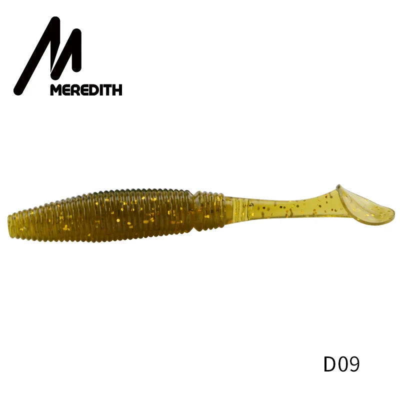 D09 Рыболовные приманки MEREDITH 3,1" Absolut Minnow, 3,7 г, 80 мм, 10 шт., весло, хвост, приманка, рыболовные приманки-Воблеры, искусственный рыболовный мягкий червь - Цвет: D09