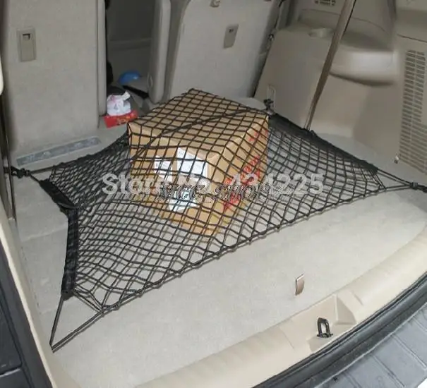 

Universal Nylon Car Rear Cargo Trunk Storage Organizer Net for SUV 110*60cm