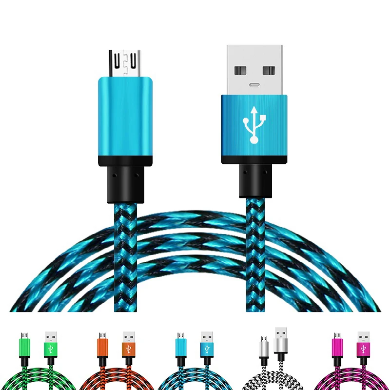 Универсальный кабель Micro USB для передачи данных Samsung Galaxy S4 S5 S6 Note2 HTC Xiaomi