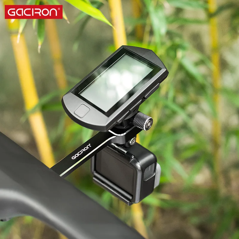 Фото Велосипедный держатель Gaciron H11, велосипедные аксессуары, подходит для велосипедных фар Gaciron и компьютера Garmin 100 °, регулируемый велосипедный ... №2
