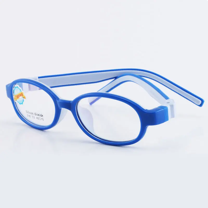 

516 Child Glasses Frame for Boys and Girls Kids Eyeglasses Frame Flexible Quality Eyewear for Protection and Vision Correction