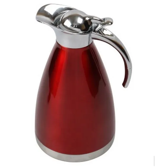 1 шт. S/стальной вакуумный кувшин двухслойный полированный чайник для воды