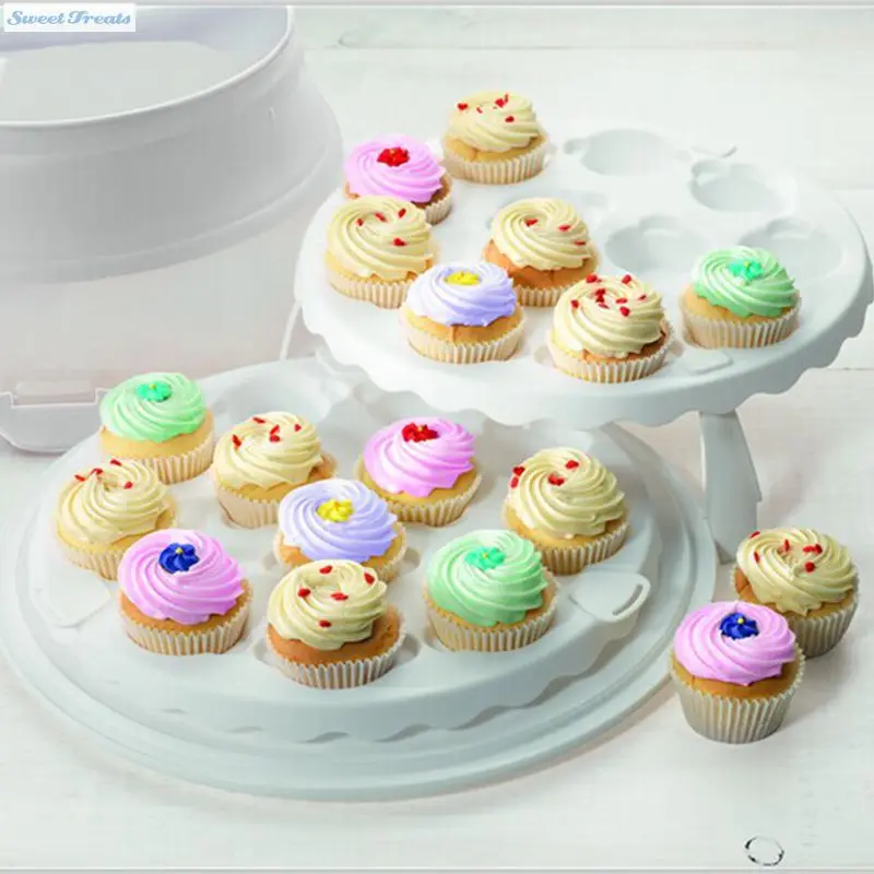 Складная коробка для кексов Sweettreats поднос подставка аксессуары домашней