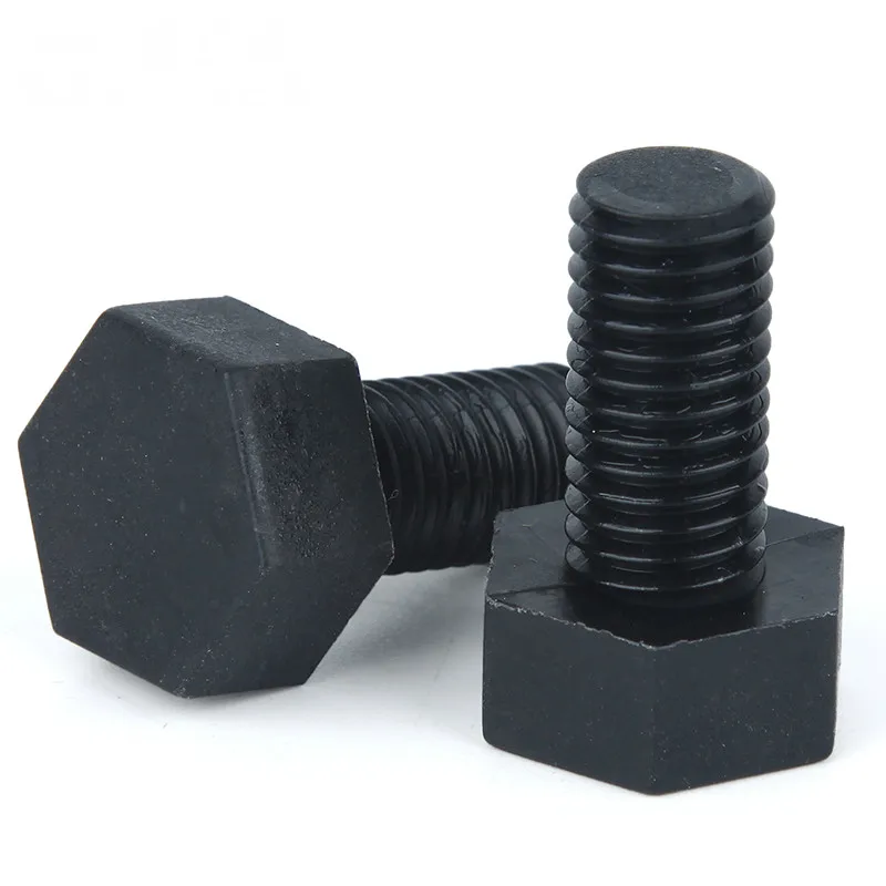 10 шт. M6 M8 Черный Нейлоновый шестигранный винт изолированный болт из пластика |