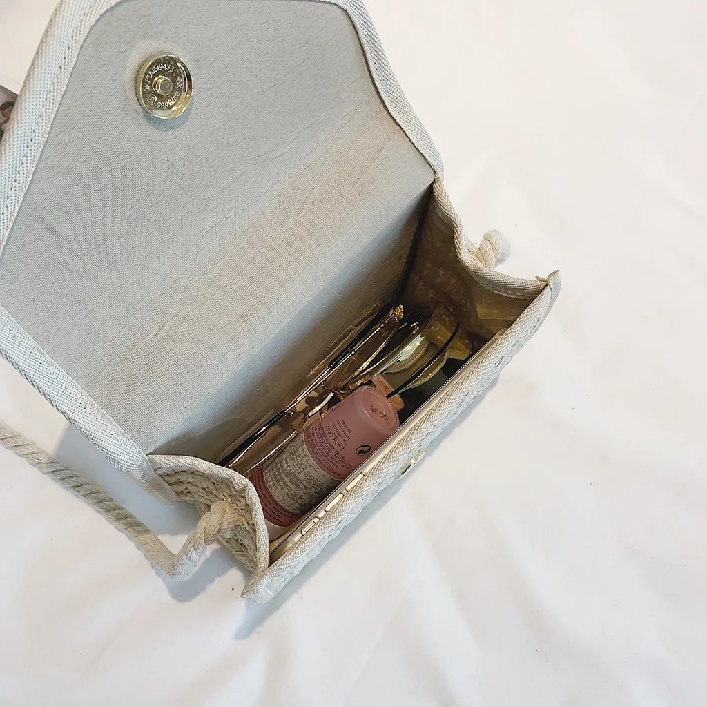 Женская сумка модная тканая мессенджер на плечо женская 2019|Сумки с ручками| |